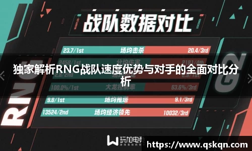独家解析RNG战队速度优势与对手的全面对比分析