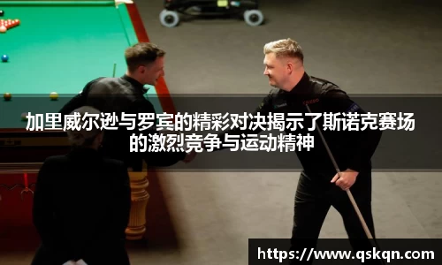 加里威尔逊与罗宾的精彩对决揭示了斯诺克赛场的激烈竞争与运动精神